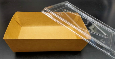 一次性透明纸塑沙拉盒
